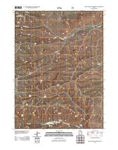 Birch Creek Reservoirs Utah Historical topographic map, 1:24000 scale, 7.5 X 7.5 Minute, Year 2011
