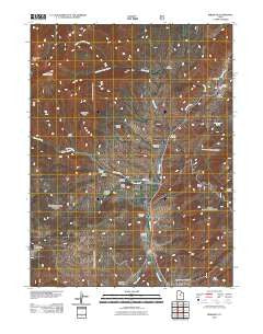 Birdseye Utah Historical topographic map, 1:24000 scale, 7.5 X 7.5 Minute, Year 2011