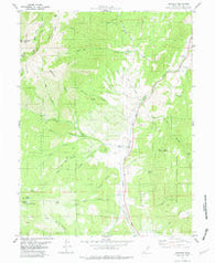 Birdseye Utah Historical topographic map, 1:24000 scale, 7.5 X 7.5 Minute, Year 1979