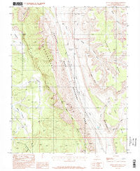 Bitter Creek Divide Utah Historical topographic map, 1:24000 scale, 7.5 X 7.5 Minute, Year 1987
