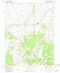 Bitter Creek Well Utah Historical topographic map, 1:24000 scale, 7.5 X 7.5 Minute, Year 1970