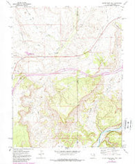 Bitter Creek Well Utah Historical topographic map, 1:24000 scale, 7.5 X 7.5 Minute, Year 1970