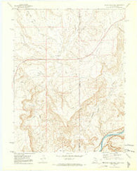Bitter Creek Well Utah Historical topographic map, 1:24000 scale, 7.5 X 7.5 Minute, Year 1970