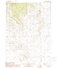 Black Butte Utah Historical topographic map, 1:24000 scale, 7.5 X 7.5 Minute, Year 1990
