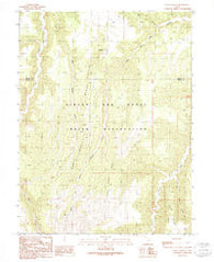 Black Knolls Utah Historical topographic map, 1:24000 scale, 7.5 X 7.5 Minute, Year 1991
