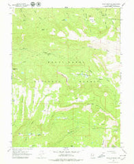 Black Mountain Utah Historical topographic map, 1:24000 scale, 7.5 X 7.5 Minute, Year 1965