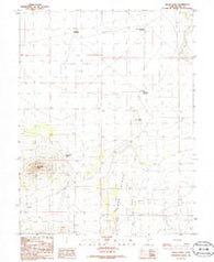 Black Point Utah Historical topographic map, 1:24000 scale, 7.5 X 7.5 Minute, Year 1986