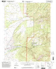 Black Ridge Utah Historical topographic map, 1:24000 scale, 7.5 X 7.5 Minute, Year 2001