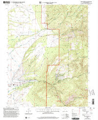 Black Ridge Utah Historical topographic map, 1:24000 scale, 7.5 X 7.5 Minute, Year 2001