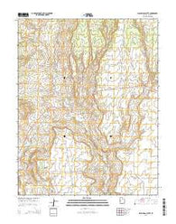 Black Mesa Butte Utah Current topographic map, 1:24000 scale, 7.5 X 7.5 Minute, Year 2014