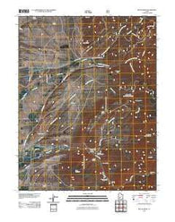 Black Ridge Utah Historical topographic map, 1:24000 scale, 7.5 X 7.5 Minute, Year 2011