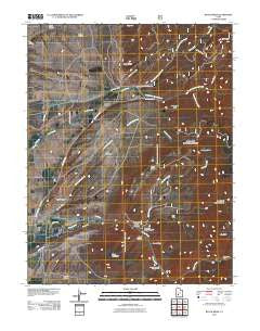 Black Ridge Utah Historical topographic map, 1:24000 scale, 7.5 X 7.5 Minute, Year 2011
