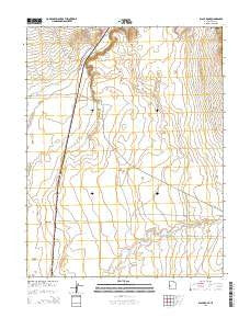 Black Rock Utah Current topographic map, 1:24000 scale, 7.5 X 7.5 Minute, Year 2014