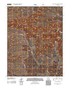 Black Steer Canyon Utah Historical topographic map, 1:24000 scale, 7.5 X 7.5 Minute, Year 2011