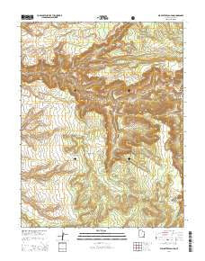 Black Steer Canyon Utah Current topographic map, 1:24000 scale, 7.5 X 7.5 Minute, Year 2014