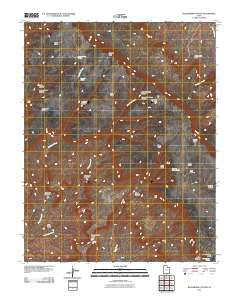 Blackburn Canyon Utah Historical topographic map, 1:24000 scale, 7.5 X 7.5 Minute, Year 2011