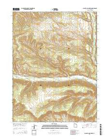 Blacktail Mountain Utah Current topographic map, 1:24000 scale, 7.5 X 7.5 Minute, Year 2014