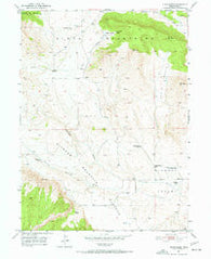 Blair Basin Utah Historical topographic map, 1:24000 scale, 7.5 X 7.5 Minute, Year 1950
