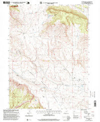 Blair Basin Utah Historical topographic map, 1:24000 scale, 7.5 X 7.5 Minute, Year 1996