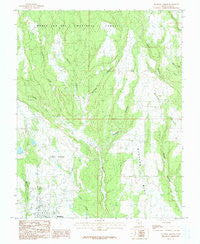 Blanding North Utah Historical topographic map, 1:24000 scale, 7.5 X 7.5 Minute, Year 1985
