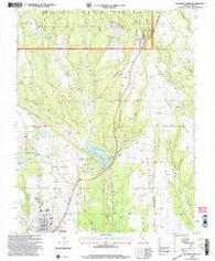 Blanding North Utah Historical topographic map, 1:24000 scale, 7.5 X 7.5 Minute, Year 2001