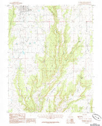 Blanding South Utah Historical topographic map, 1:24000 scale, 7.5 X 7.5 Minute, Year 1985