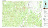 Blanding Utah Historical topographic map, 1:100000 scale, 30 X 60 Minute, Year 1982