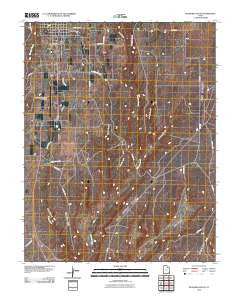 Blanding South Utah Historical topographic map, 1:24000 scale, 7.5 X 7.5 Minute, Year 2010