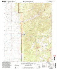 Blind Spring Mountain Utah Historical topographic map, 1:24000 scale, 7.5 X 7.5 Minute, Year 2002