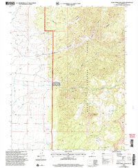Blind Spring Mountain Utah Historical topographic map, 1:24000 scale, 7.5 X 7.5 Minute, Year 2002