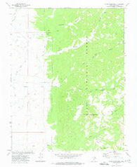 Blind Spring Mtn Utah Historical topographic map, 1:24000 scale, 7.5 X 7.5 Minute, Year 1971