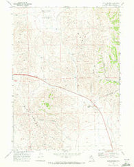 Blind Springs Utah Historical topographic map, 1:24000 scale, 7.5 X 7.5 Minute, Year 1968