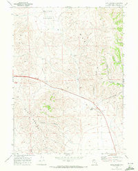Blind Springs Utah Historical topographic map, 1:24000 scale, 7.5 X 7.5 Minute, Year 1968