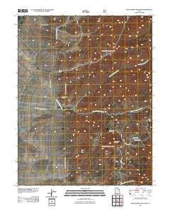Blind Spring Mountain Utah Historical topographic map, 1:24000 scale, 7.5 X 7.5 Minute, Year 2011