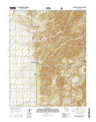 Blind Spring Mountain Utah Current topographic map, 1:24000 scale, 7.5 X 7.5 Minute, Year 2014