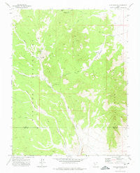 Blue Mountain Utah Historical topographic map, 1:24000 scale, 7.5 X 7.5 Minute, Year 1971