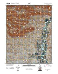 Blue Castle Butte Utah Historical topographic map, 1:24000 scale, 7.5 X 7.5 Minute, Year 2011