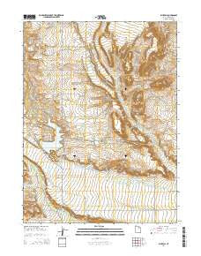 Bluebell Utah Current topographic map, 1:24000 scale, 7.5 X 7.5 Minute, Year 2014