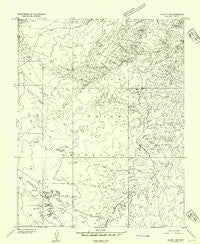 Bluff 3 SW Utah Historical topographic map, 1:24000 scale, 7.5 X 7.5 Minute, Year 1952