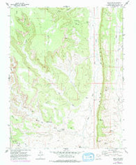 Bluff NW Utah Historical topographic map, 1:24000 scale, 7.5 X 7.5 Minute, Year 1962