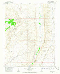 Bluff SW Utah Historical topographic map, 1:24000 scale, 7.5 X 7.5 Minute, Year 1962