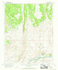 Bluff Utah Historical topographic map, 1:62500 scale, 15 X 15 Minute, Year 1962