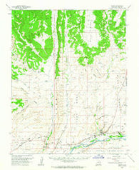 Bluff Utah Historical topographic map, 1:62500 scale, 15 X 15 Minute, Year 1962