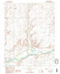 Bluff Utah Historical topographic map, 1:24000 scale, 7.5 X 7.5 Minute, Year 1989