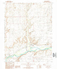 Bluff Utah Historical topographic map, 1:24000 scale, 7.5 X 7.5 Minute, Year 1989