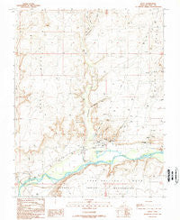 Bluff Utah Historical topographic map, 1:24000 scale, 7.5 X 7.5 Minute, Year 1989