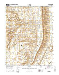 Bluff SW Utah Current topographic map, 1:24000 scale, 7.5 X 7.5 Minute, Year 2014