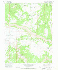 Bob Hill Knoll Utah Historical topographic map, 1:24000 scale, 7.5 X 7.5 Minute, Year 1969