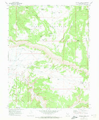 Bob Hill Knoll Utah Historical topographic map, 1:24000 scale, 7.5 X 7.5 Minute, Year 1969