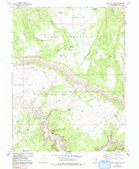 Bob Hill Knoll Utah Historical topographic map, 1:24000 scale, 7.5 X 7.5 Minute, Year 1969